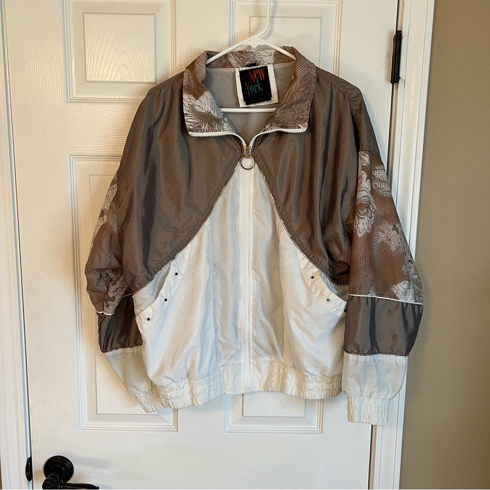 New York Classics Jacket Size Large Full Zip retro